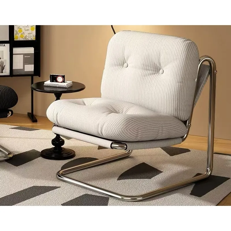 شرفة كرسي أريكة فردي شقة صغيرة غرفة المعيشة غرفة نوم سروال قصير الترفيه القراءة كرسي خلفي الخريف والشتاء أريكة كسولة #4