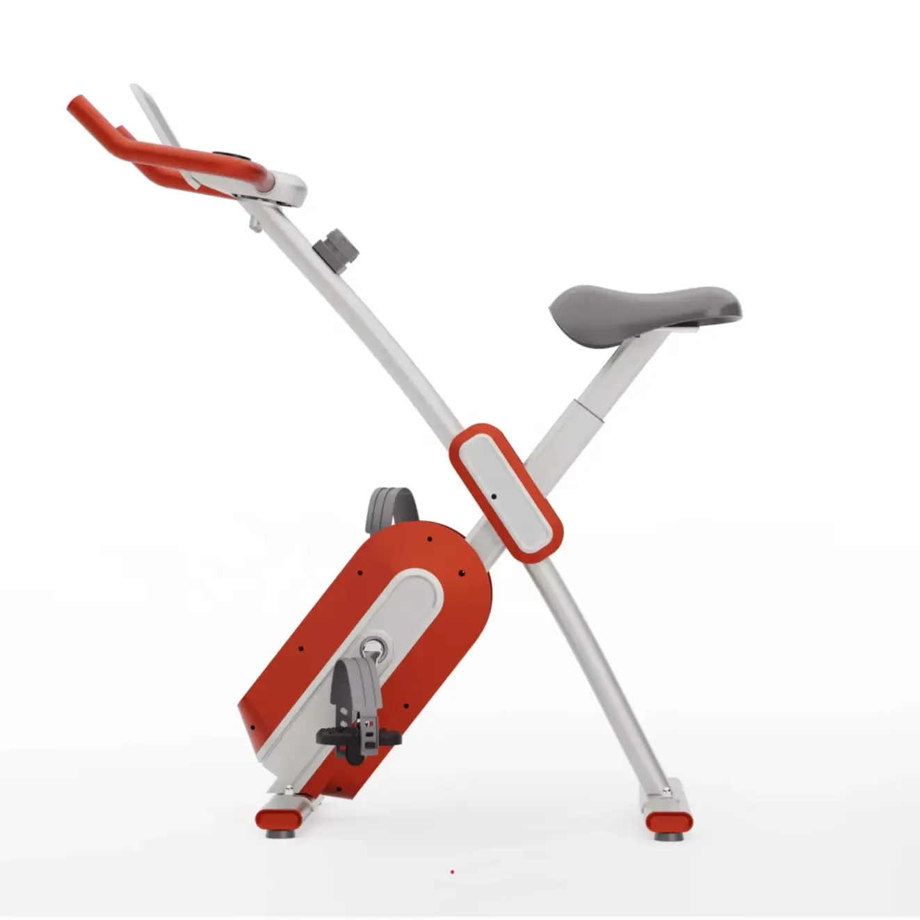 دراجة تمارين اللياقة البدنية الاحترافية المغناطيسية القابلة للطي، مناسبة لبناء الأجسام، للاستخدام الداخلي والمكتب في صالة الألعاب الرياضية #4