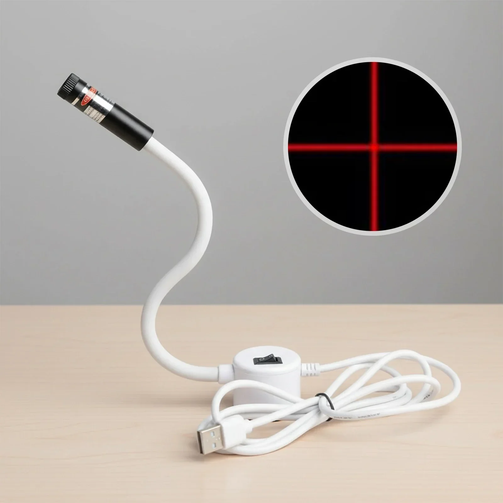 Sewing Vision Guide Light Align Positioning Beam Quilting Laser Light USB Magnetic Base Cross Cutting Sewing Machine Accessories