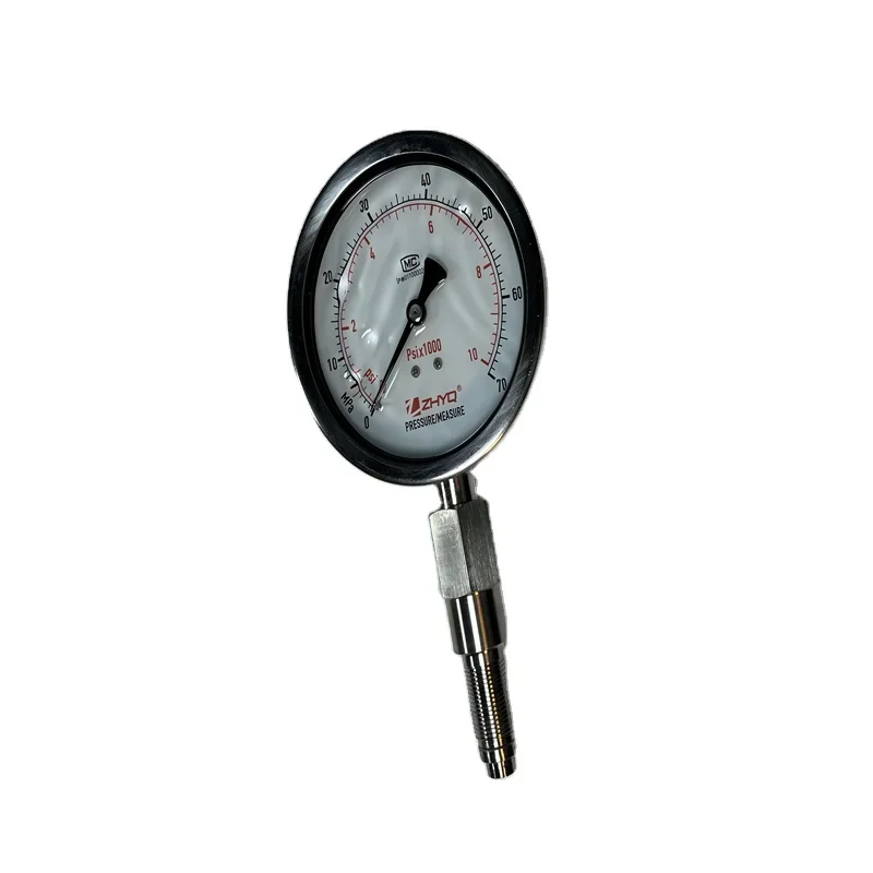 

Good Quality Silicone Oil Filled Manometer 75Mpa 50Mpa Diaphragm Seal Pressure Gauge