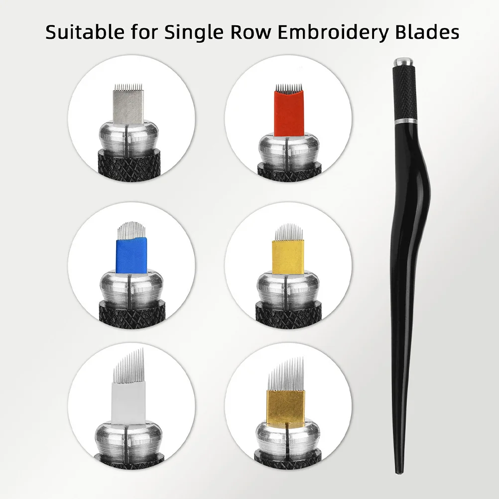 

Microblading Pen Tattooing Tools Eyebrow Marker Durable Multipurpose Needle Holder Suitable Artists Beginners