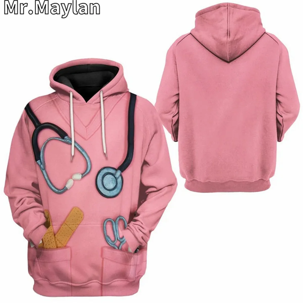 

NURSING CUSTOM GIFT FOR NURSE UNIFORM 3D Printed Hoodie Men/Women Sweatshirt Streetwear Zip Pullover Casual Jacket Tracksuits-32