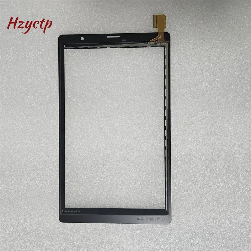 Black 8inch P/N HZYCTP-803247 Capacitor touch screen Digital meantic sensor Outer glass panel