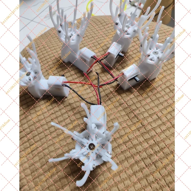 Mini Electric Flower Petal Opener | Realistic Blooming & Closing Mechanical Prop for DIY Crafts & Cosplay