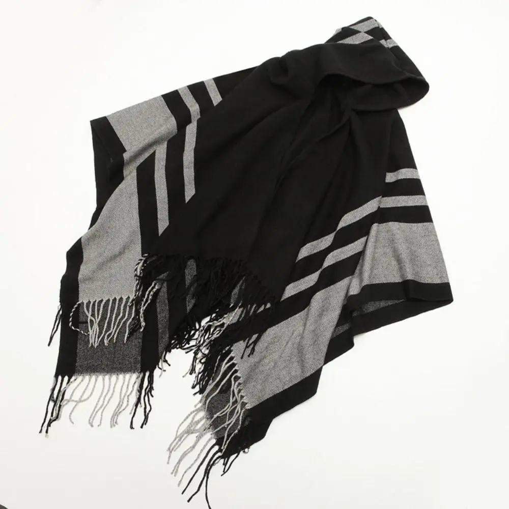 

Модная зимняя теплая флисовая шаль, имитация кашемира, шаль с капюшоном, накидка, утепленный плащ, кардиган