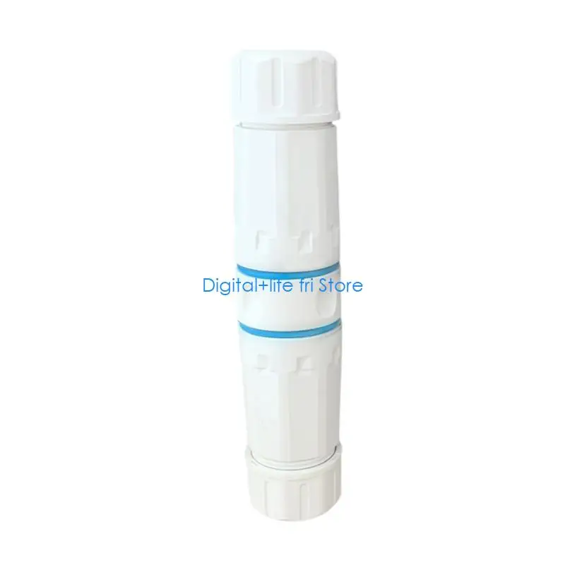 E06D Easy Installation Shielded RJ45 Coupler Waterproof Cat6 Outdoor Ethernet Adapter
