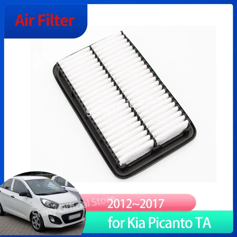 Air Filter For Kia Picanto TA Morning MK2 2012 2013 2014 2015 2016 2017 28113-1Y100 28113-04000 Cars Gadgets Accessories Parts