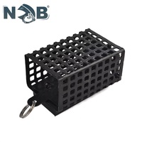 NGB 30g 40g 50g 60g 70g 80g 90g 100g Square Metal Feeder Bait Cage Container Bait Basket Holder Wire Carp Fishing Sinking