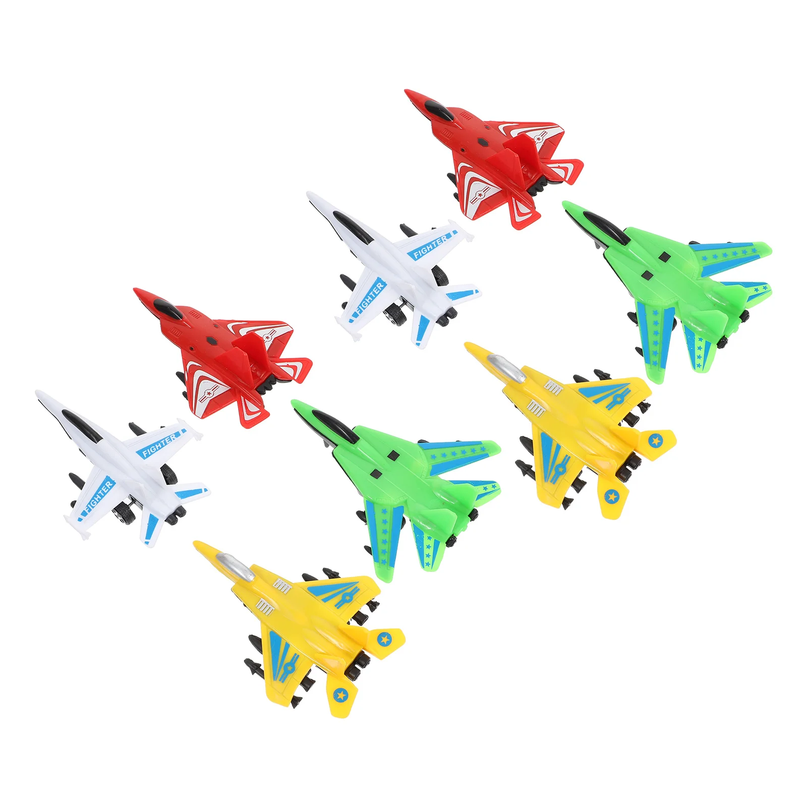 Pull Back Plane Plastic Aircraft Toy Children Airplane Model Simulation Fighter Kids Boys Toys