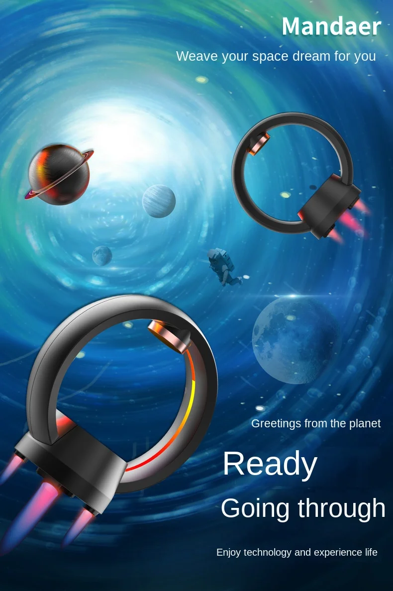 Magnetic levitation globe, Bluetooth sound system, tea room atmosphere light, advanced wireless Bluetooth speaker image 5