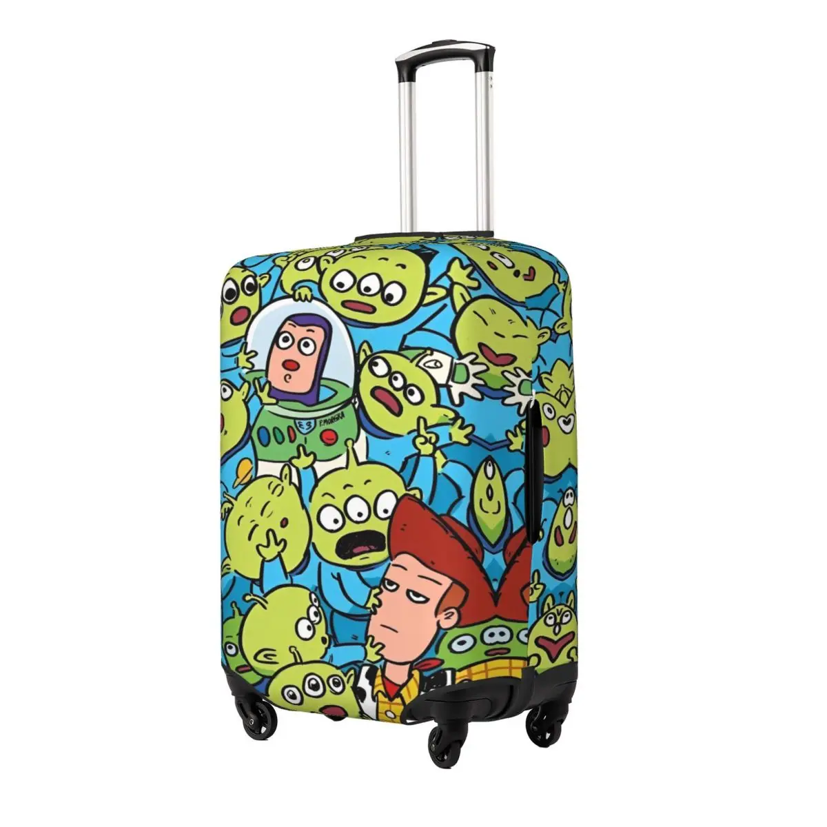 Toy Story Cartoon Buzz Lightyear Suitcase Cover Practical Travel Protection Luggage Supplies Vacation