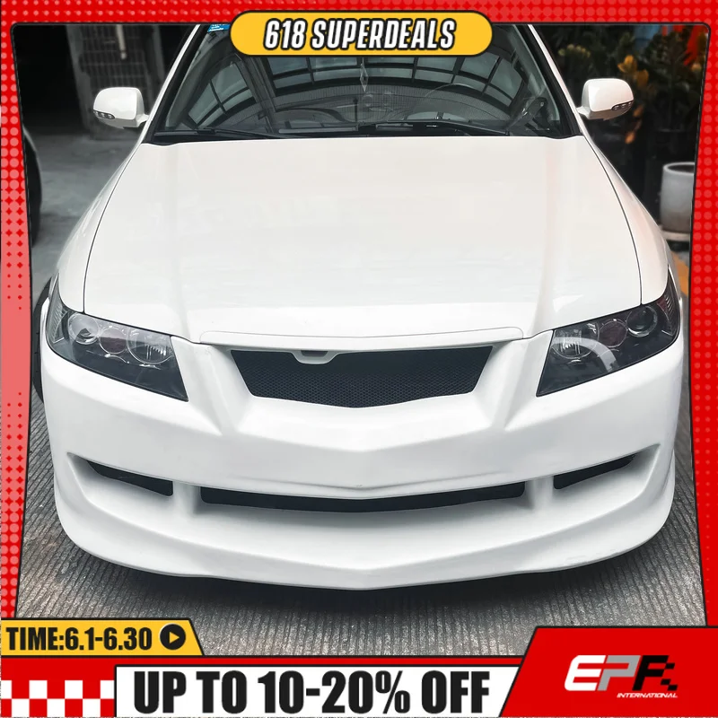 Para honda accord cl7 mu1 estilo amortecedor dianteiro-pre-facelift, amortecedor aero mod exterior, peça de ajuste direto