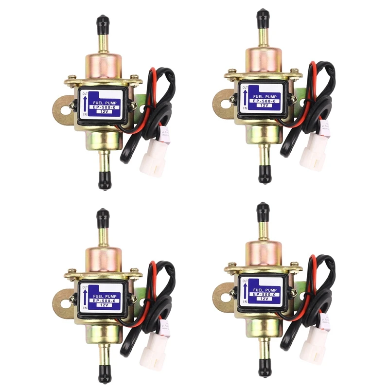 4X Fuel Pump For 12V Electric Vehicle EP500-0 EP5000 EP-500-0 035000-0460 EP-500-0