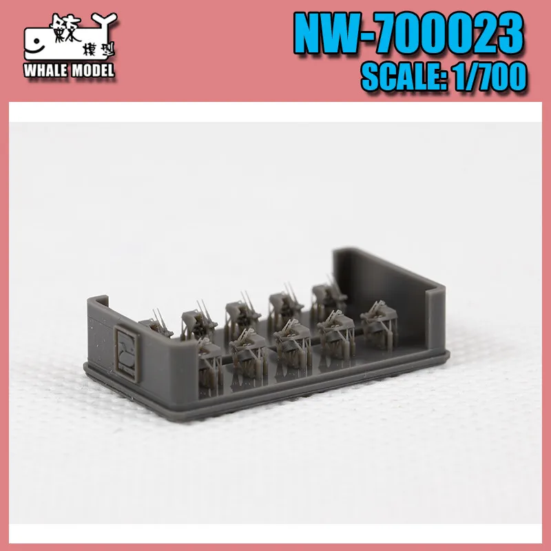 Naval Weapons Series 1/700 WHALE MODEL NW-700023 Royal Navy Twin 20mm Oerlikon MK V AA Gun Set (10pcs)