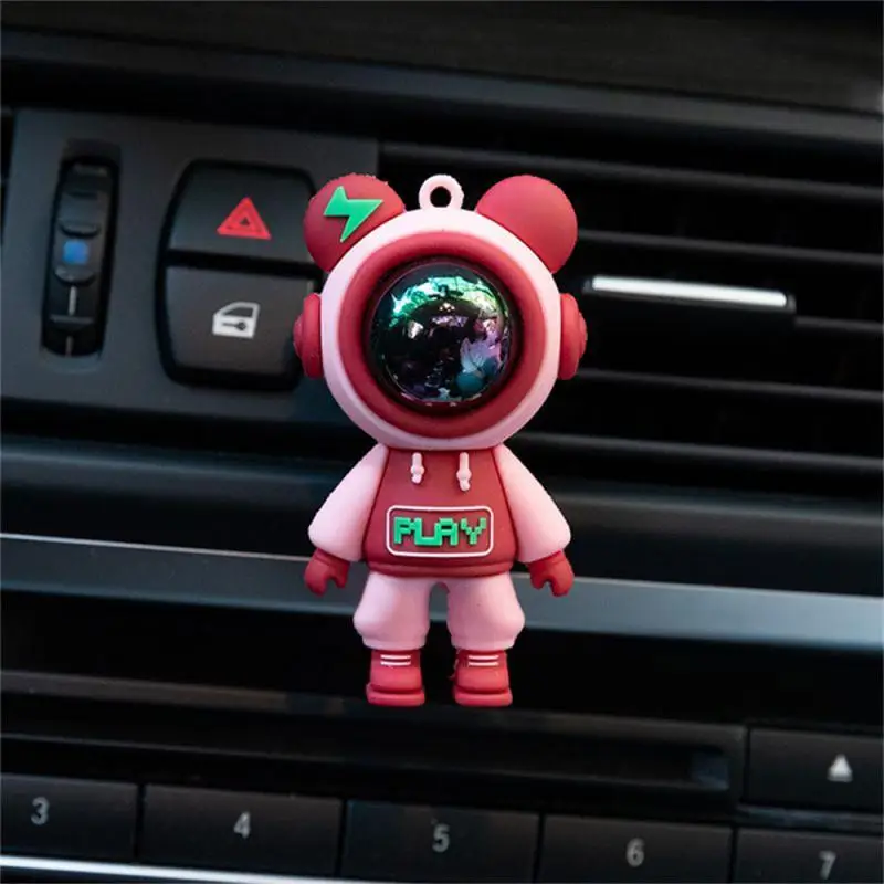 Car Air Outlet Perfume Clips Cartoon Astronaut Air-Conditioning Outlets Aromatherapy Clip Interior Accessories Air-Freshener