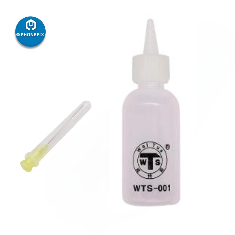 50Ml เข็มเคล็ดลับ Applicator ขวดฟลักซ์ของเหลวแอลกอฮอล์น้ำมันพลาสติกบัดกรีทำความสะอาด DIY ซ่อมมือ Dropper ขวด