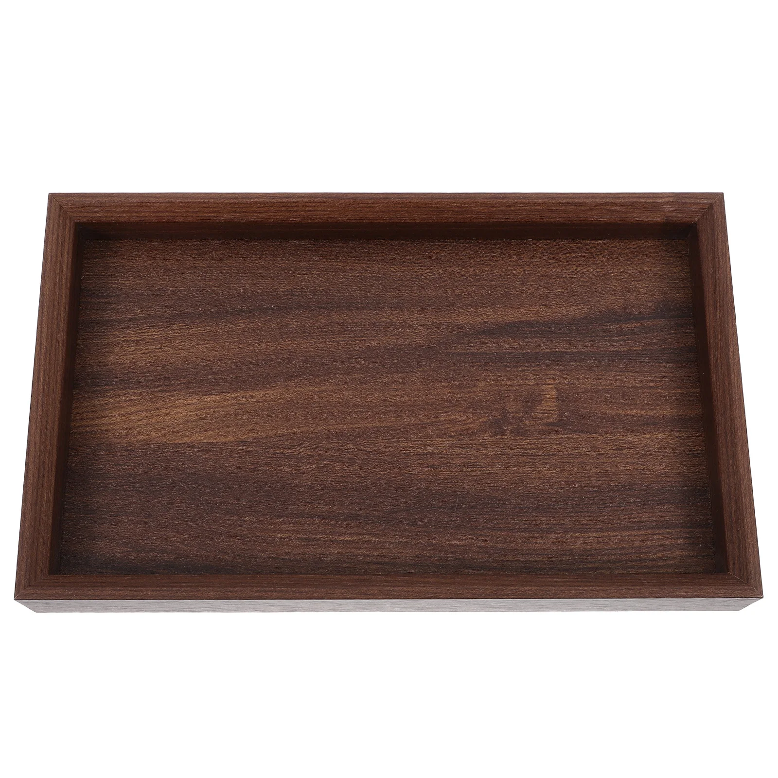 

Black Walnut Tea Tray Solid Wood Serving Plate for Cosmetics Jewelry Display Kitchen Snack Bread Fruit Restaurant Coffee Table