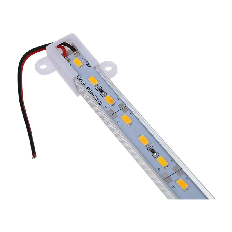 

AA49 2 шт. 50 см 5630 SMD 36 светодиодный теплый белый алюминиевый жесткий полосовой светильник