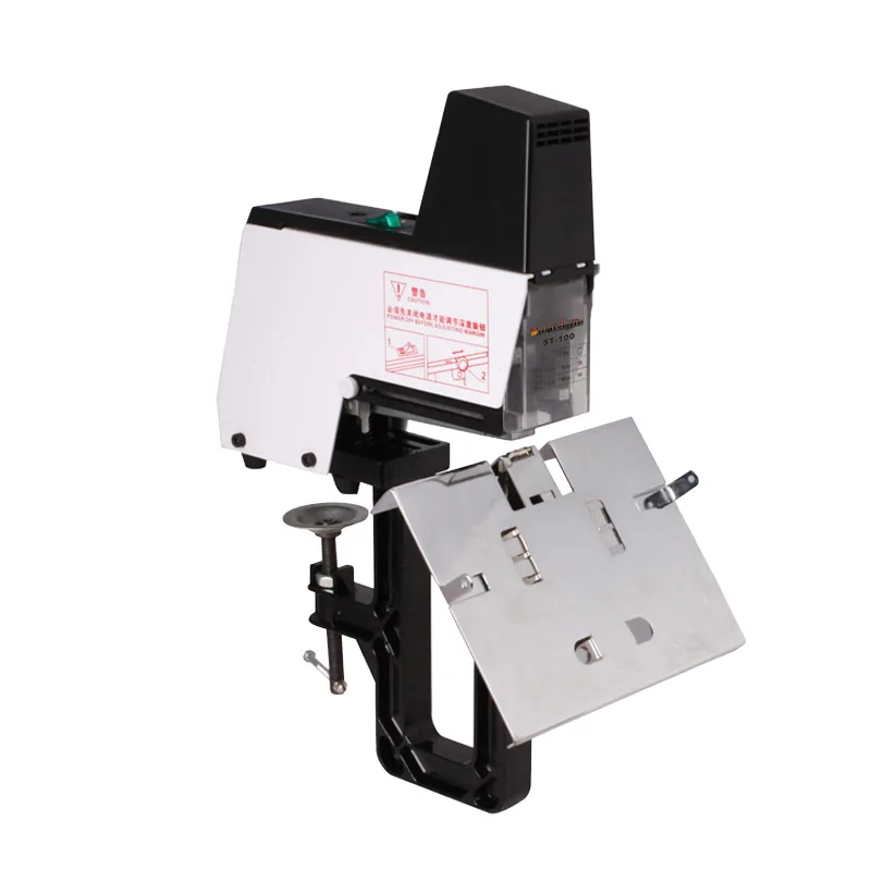 Electric Metal Heavy-du ty A3 Clamping Table Type Automatic Flat Saddle Stapler