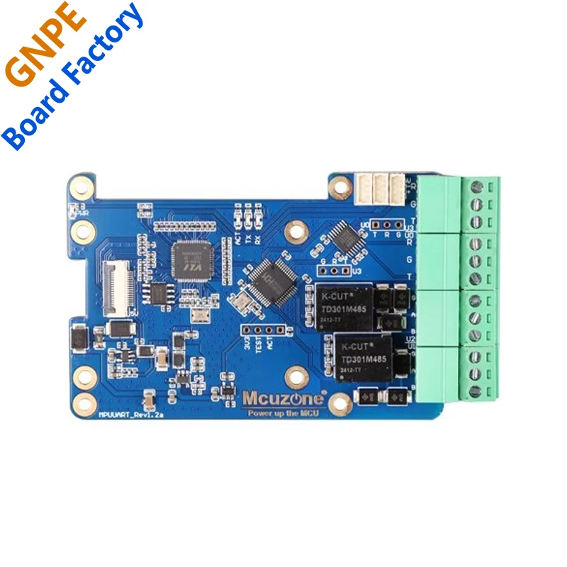 Raspberry PI 5 MPUUART PCIE to USB serial port expansion board RS485 with isolation RS232 USB2.0