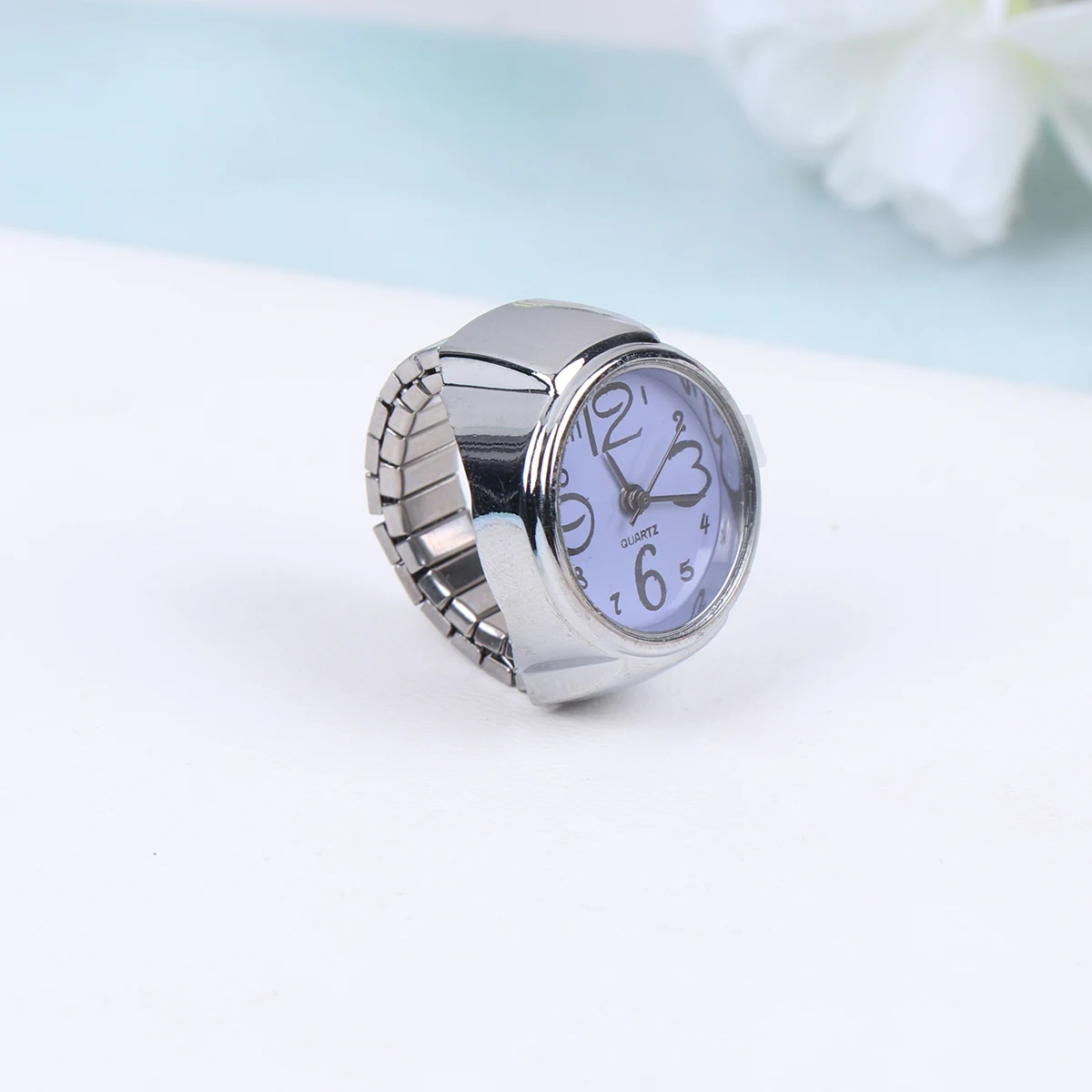 

2 Pcs Couple Ring Watch Quartz Watches for Men Mini Women Girls Old Fashioned Woman