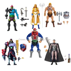 Mattel Master Of The Universe He-man Skeletor Action Figure Trap Jaw Teela Men-at-arms Anime Figures Model Gift Doll Trendy Toys