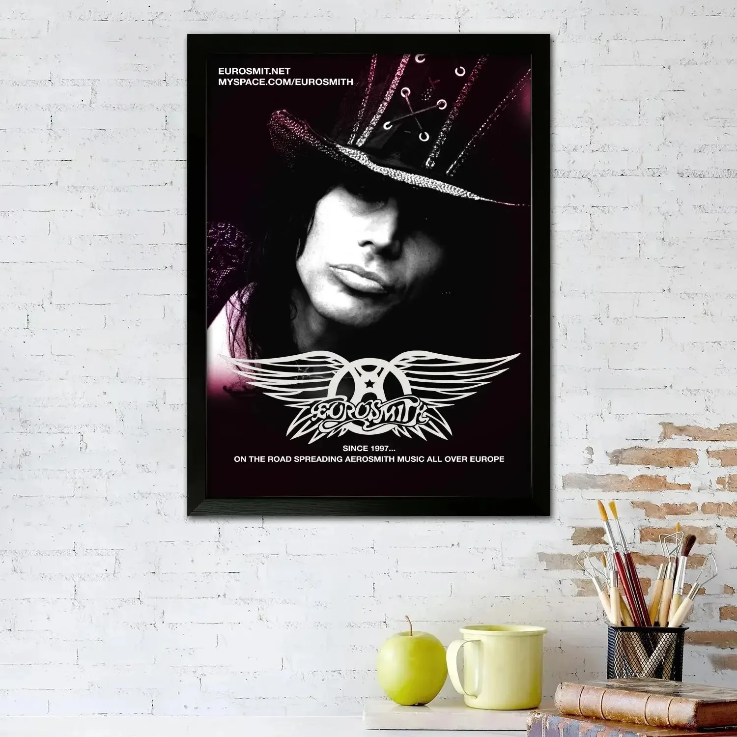 Aerosmith Band Poster Prints Wall Art Canvas Painting Poster For Modern Family Living Room Home Decor