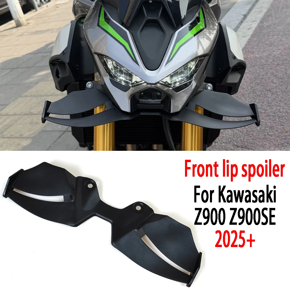 FOR Kawasaki Z900 Z900SE 2025+ Front Fairing Leading Edge Wing Cover Aerodynamic Fairing Spoiler Front Headlight Extension
