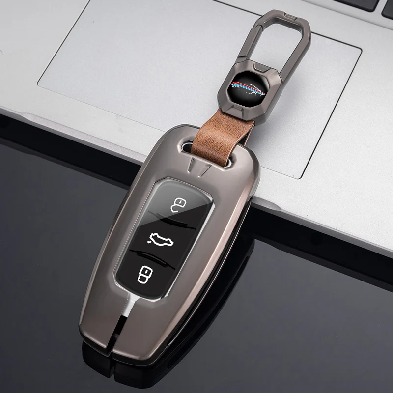 

Metal Zinc Key Cover Case Shell for Geely Atlas Boyue NL3 EX7 SUV GT GC9 7 Emgrand X7 Borui Gili Atlas Remote Fob Keyless Set