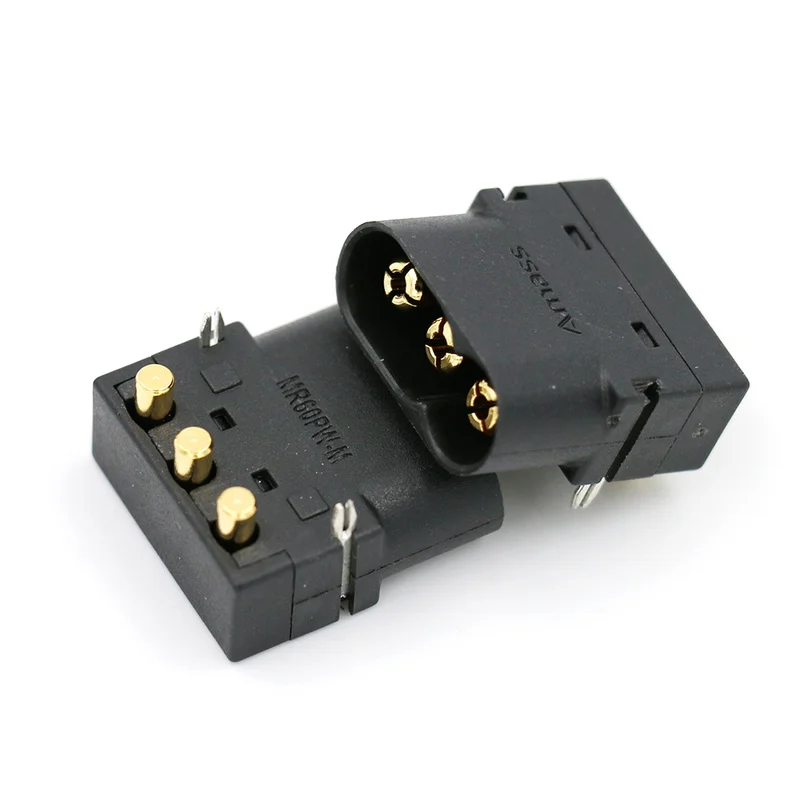 Amass New Product Mr60pw-M Three Core Horizontal Model Plug T-Plug Interface Connector Amass Genuine Accessories