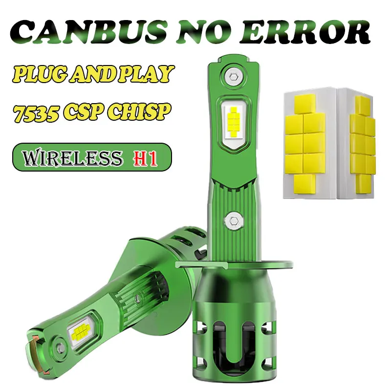 

Беспроводные светодиодные фары H1 H7 Лампа Canbus H4 H3 H11 9005 HB3 9006 HB4 H8 H9 9012 Автомобильные фары дальнего ближнего света Турбо противотуманные фары