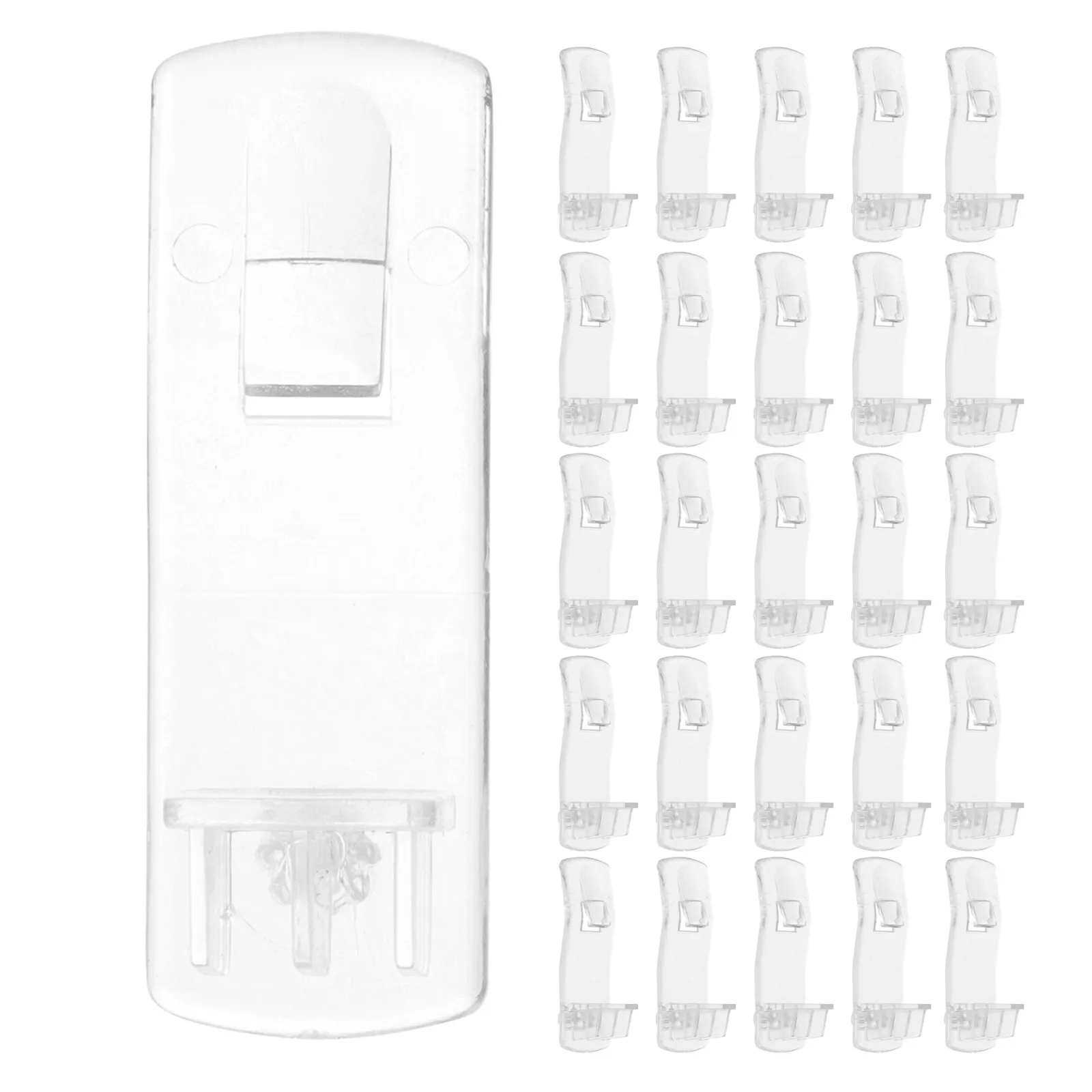 

30pcs Clear Plastic Shelf Supports Thick Self-Locking Cabinet Pegs For Kitchen Cupboard Shelves Durable Space Saving Replacement