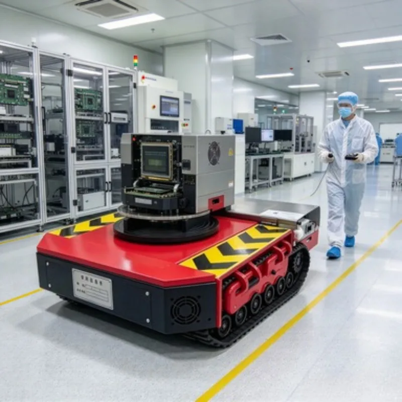 60 Ton Electric Tank Transporter Wireless Remote Control Heavy Duty Cargo Mover for Industrial Material Handling Work Use Site