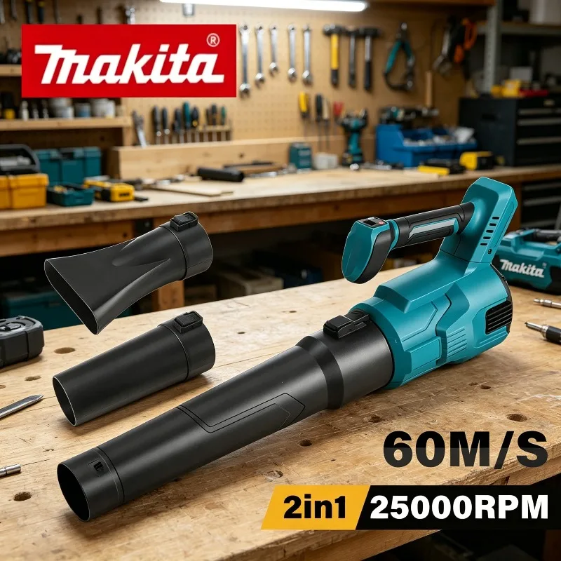 souffleur-d'air-electrique-sans-fil-makita-18v-outil-portatif-efficace-pour-le-nettoyage-des-feuilles-et-de-la-neige