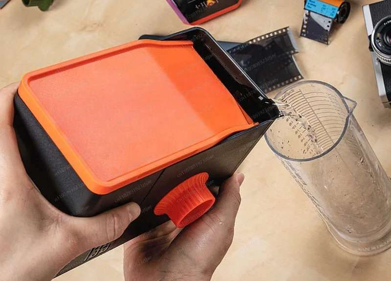 Developing Tank Kit, Portable Mini Darkroom for 135 120 Film with Free Changing Bag
