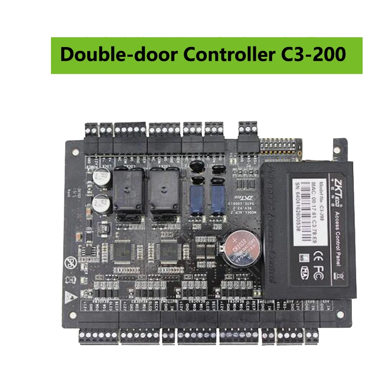 ZK C3-100/200/400 TCP IP Wiegand 26 Door Access Control Panel Board for security solutions access control System 30000Users