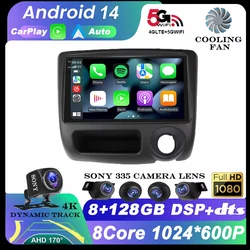 Android 14 For Toyota Vitz Yaris Echo 1999-2005 Car Radio Multimedia Video Player Android auto wireless adapter BT