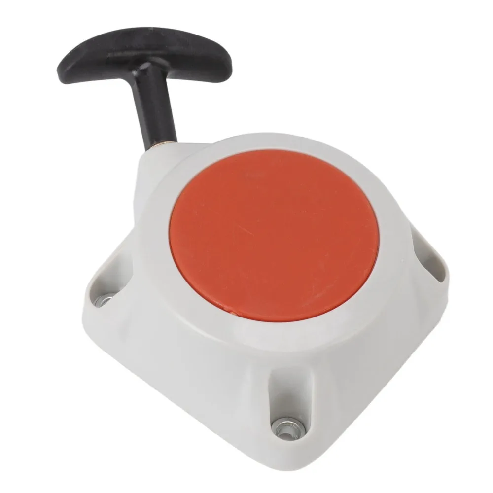 Plastic Recoil Starter Assembly Replacement Part White and Orange Pull Starter Cord Assembly Design for Stihl FS235 FR23