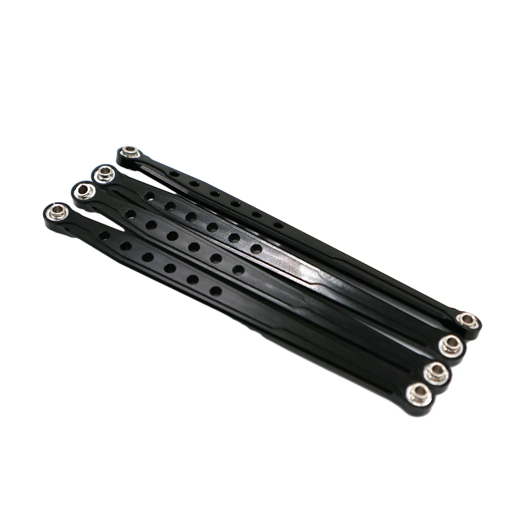 RCGOFOLLOW 4x Aluminum Alloy Wheelbase Steering Link Rod Set For 1/10 Rc Steering Link Rod Set Gen7 RC Car Part