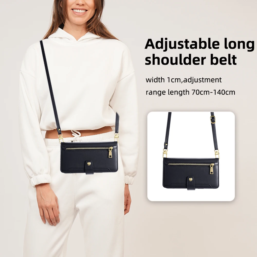 محفظة جلدية صديقة للبشرة مع الحبل ، غطاء الوجه ، حافظة كروسبودي ، Oneplus Nord 3 CE 3 ACE 2V Lite N300 N200 SE Pro #6