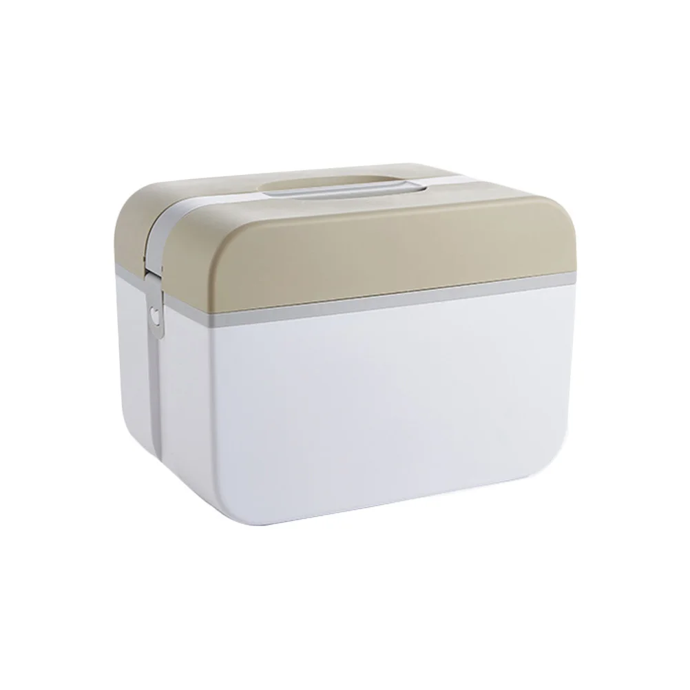 حافظة طبية بلاستيكية للطوارئ كبيرة 5236 طبقة مزدوجة صندوق تخزين متعدد الوظائف منظم أدوية محمول للمنزل #4