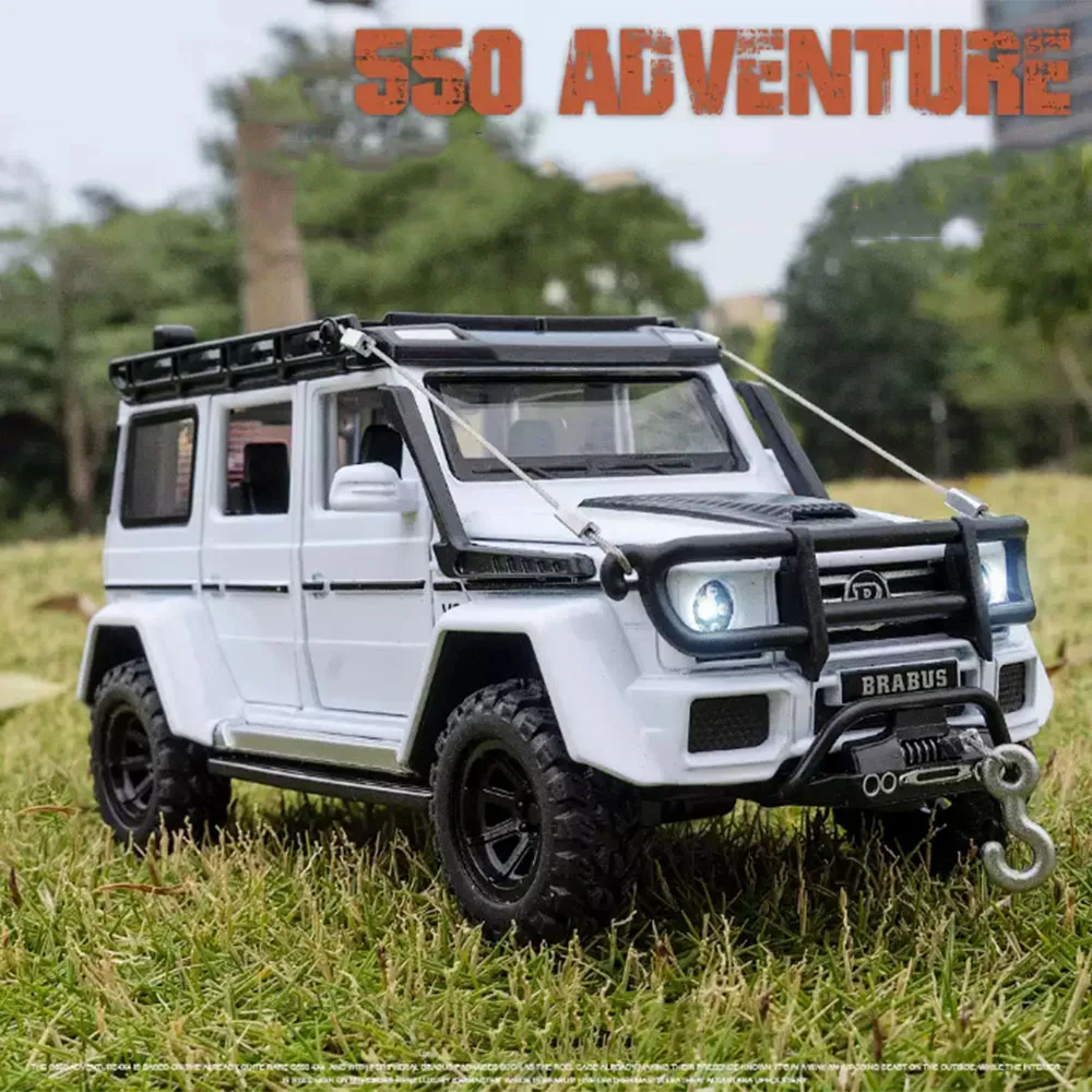 1:32 G550 modelo de coche juguetes en miniatura aleación fundida edición de aventura vehículo todoterreno sonido luz tirar hacia atrás juguete niño regalo de Navidad