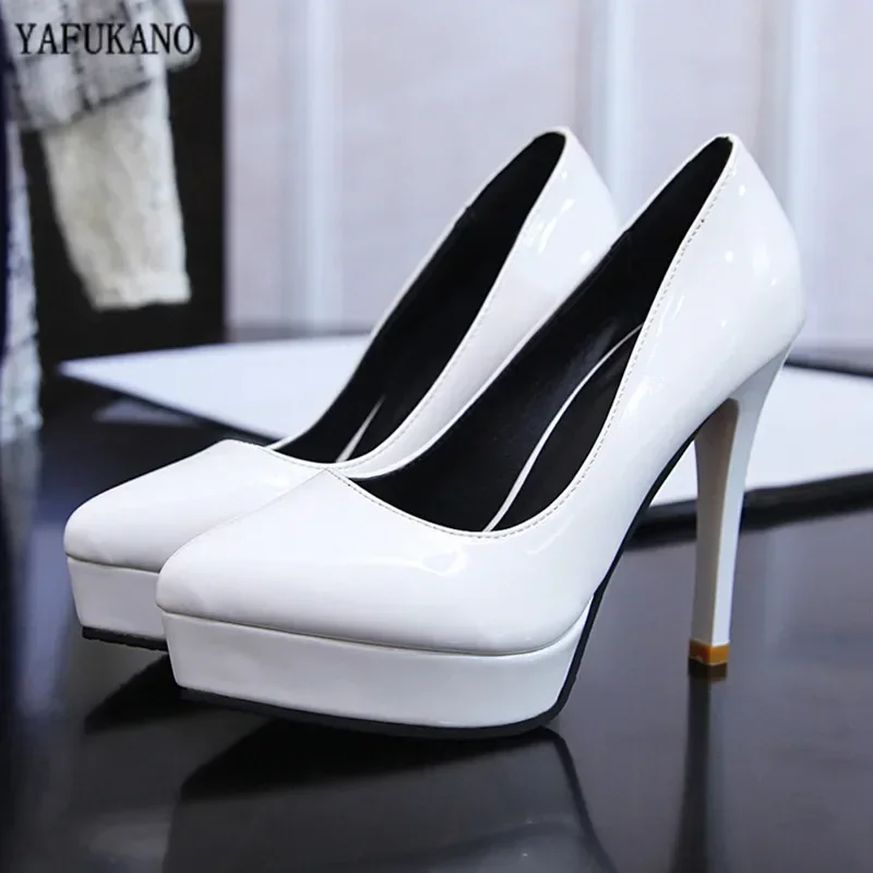 2024 Women\'s Pumps Shoes Trasero Saltos altos Sexy Thin Heel High Heels12CM Pointed Pumps Women Shoes Platform Wedding Shoes