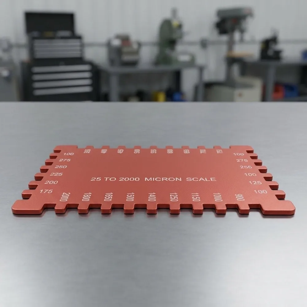 Robust Oxidized Aluminum Construction Ensures Long-Term Reliability in Wet Film Thickness Testing Applications