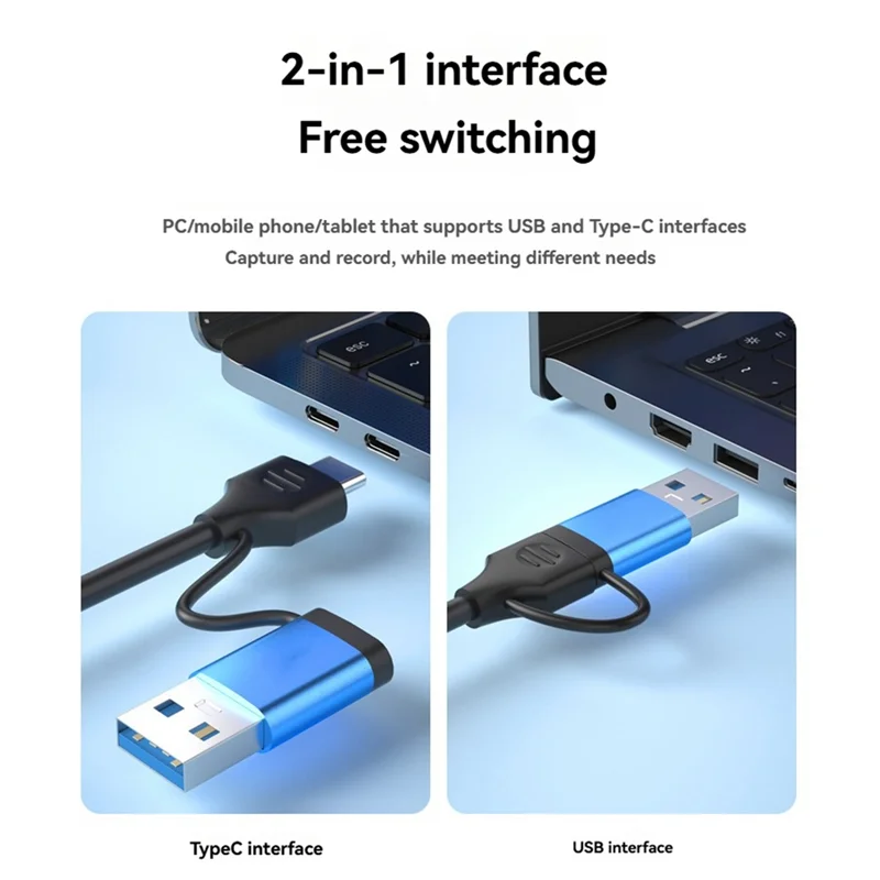 N88R USB-C Video Capture Docking Video Capturing Docking Video Capturer Video Capturing Card