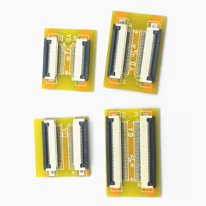 2PCS FFC FPC 0.5mm 1.0mm Flexible Flat Cable Lengthen Extension Board Adapter Board 4P 5P 6P 8P 10P 12P 16P 20P 24P 30P 40P 50P