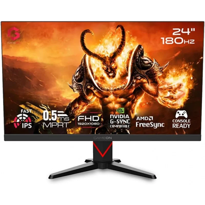 Gaming Desktop PC, Trident PC Case,  i5-14400F, 16GB RAM DDR4, 1TB NVMe SSD, NVIDIA GTX 3050 6GB, H610M Motherboard, 650W PSU, 2
