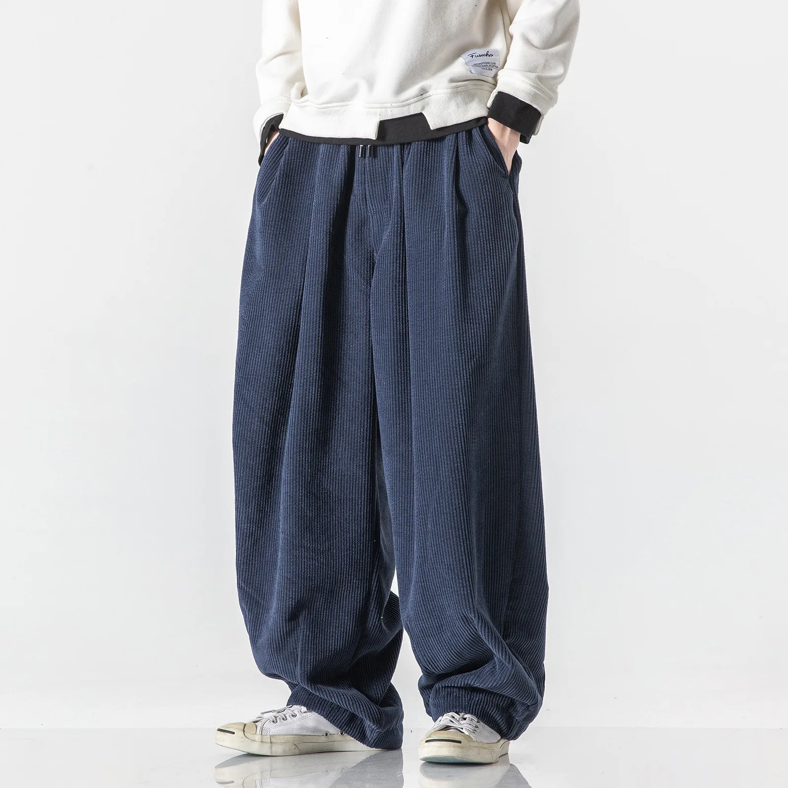 

Men's Casual Trousers Streetwear Harem Pants Fashion Male Long Pants Loose Sweatpants Harajuku Trousers