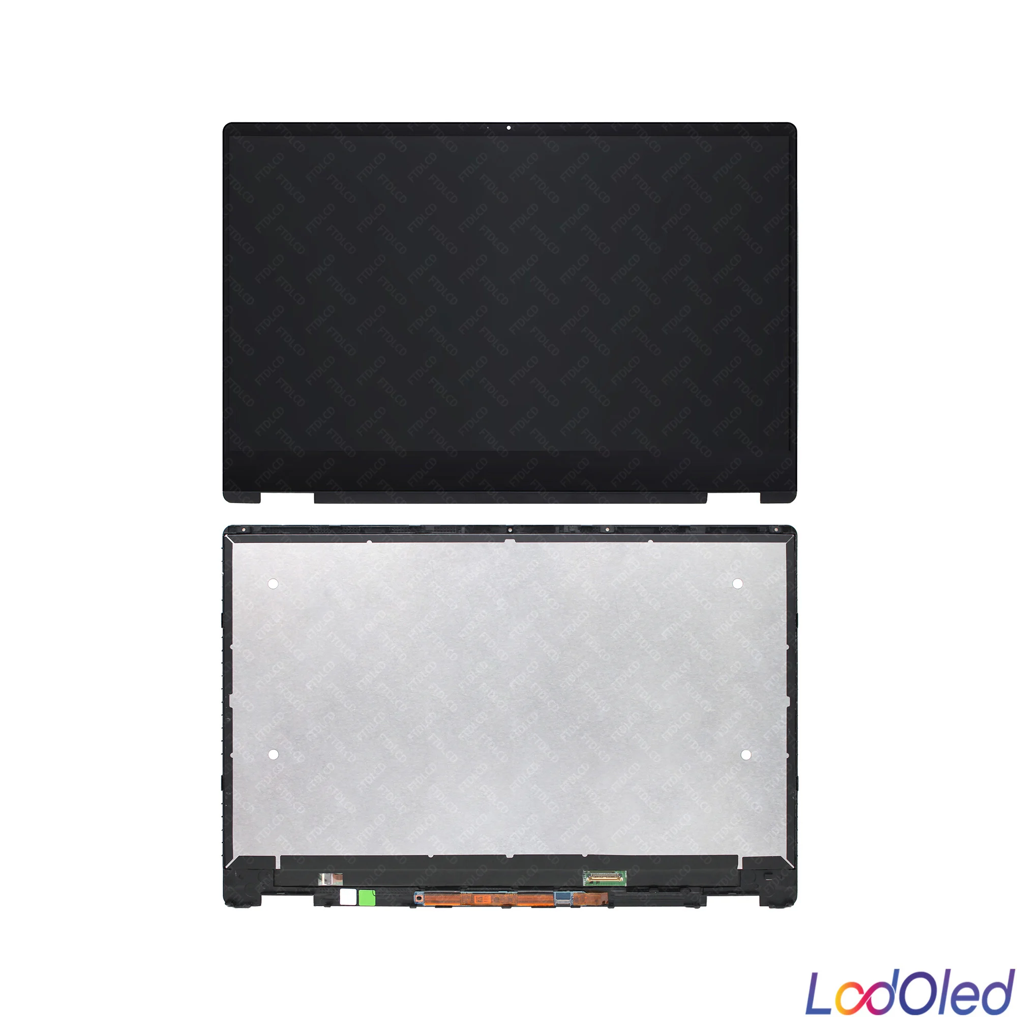 Imagem -05 - Painel de Exibição Lcd para hp Pavilion Tela Sensível ao Toque Montagem Digitalizador de Vidro X360 15-dq1000nb 15-dq1001nb 15-dq1003nb 15-dq1013nb Fhd