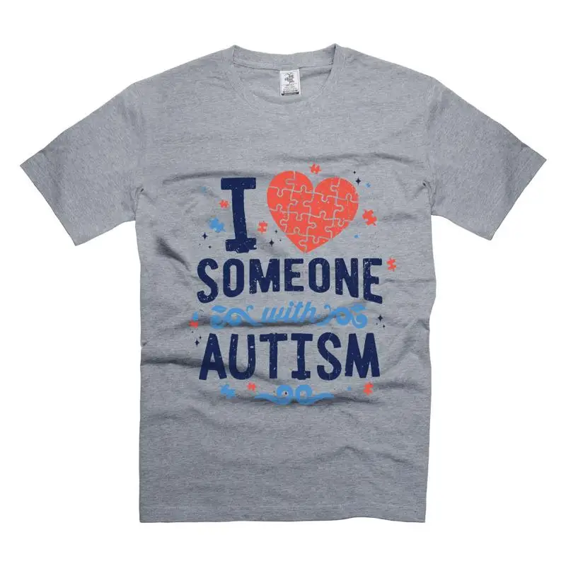 I Love Someone With Autism T Shirt Awareness